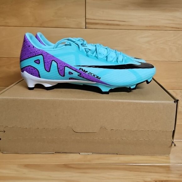 Nike Zoom Vapor 15 Academy Mens Size 10 DJ5631-300 FG/MG Turquoise Soccer Cleats - Picture 15 of 15